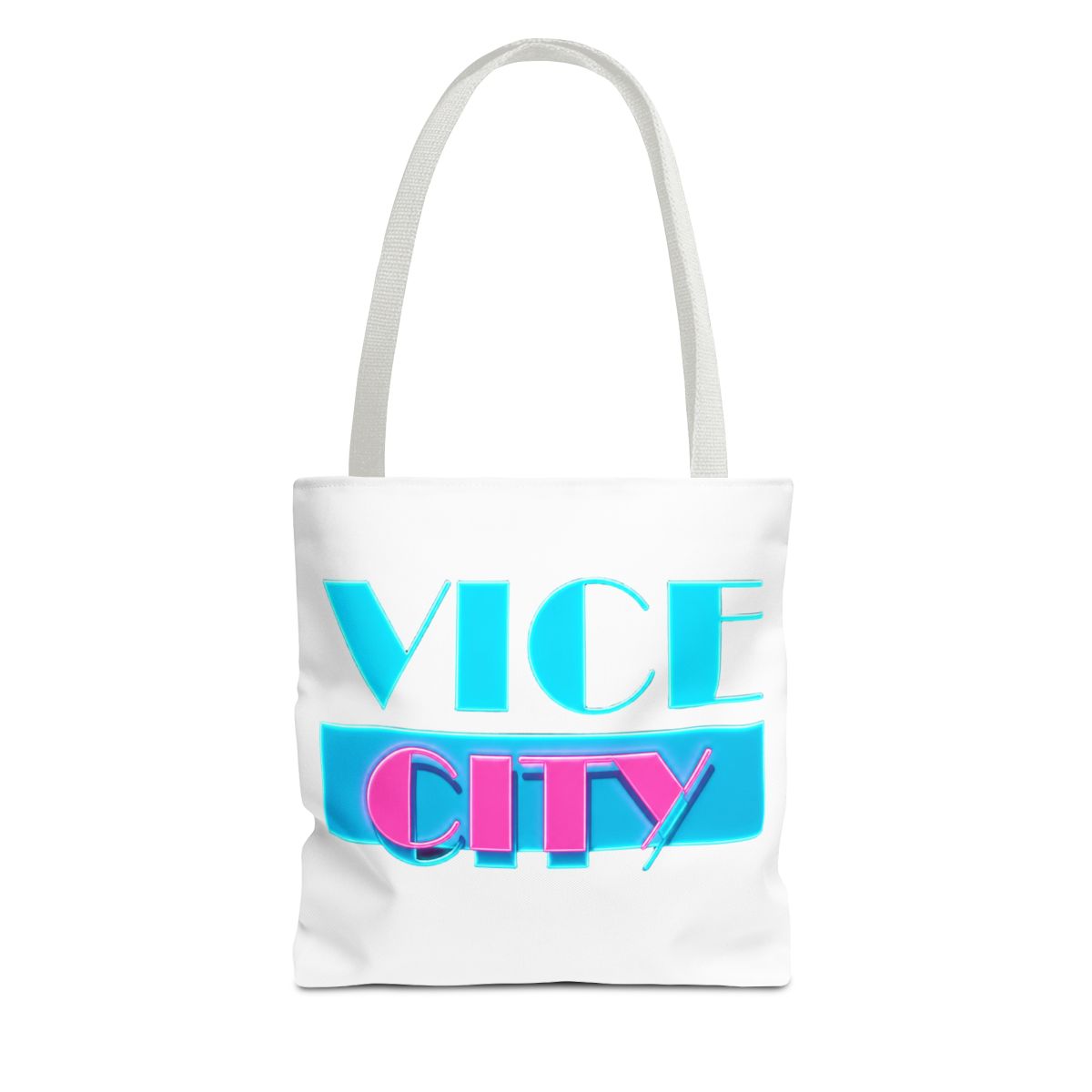 Vice City Retro Neon Bags | GTA Gaming Reusable Carryall - alternate angle 4, merchandise