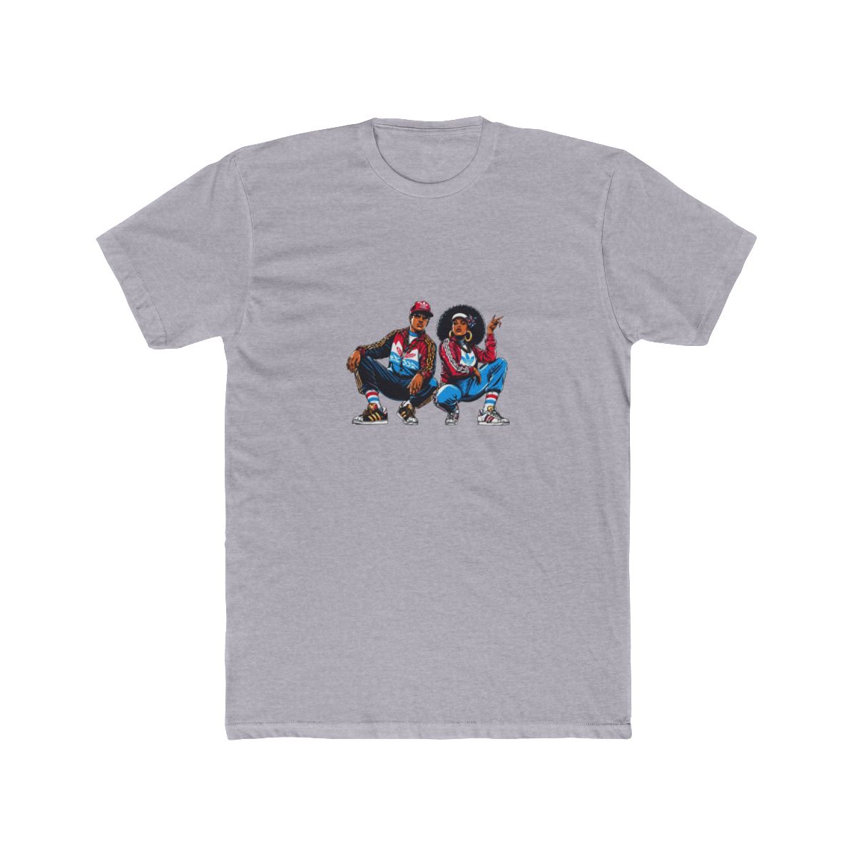 1980s B-Boy FlyGirl GTA Style T Shirt - Retro Hip-Hop Gamer Gift - alternate angle 5, merchandise