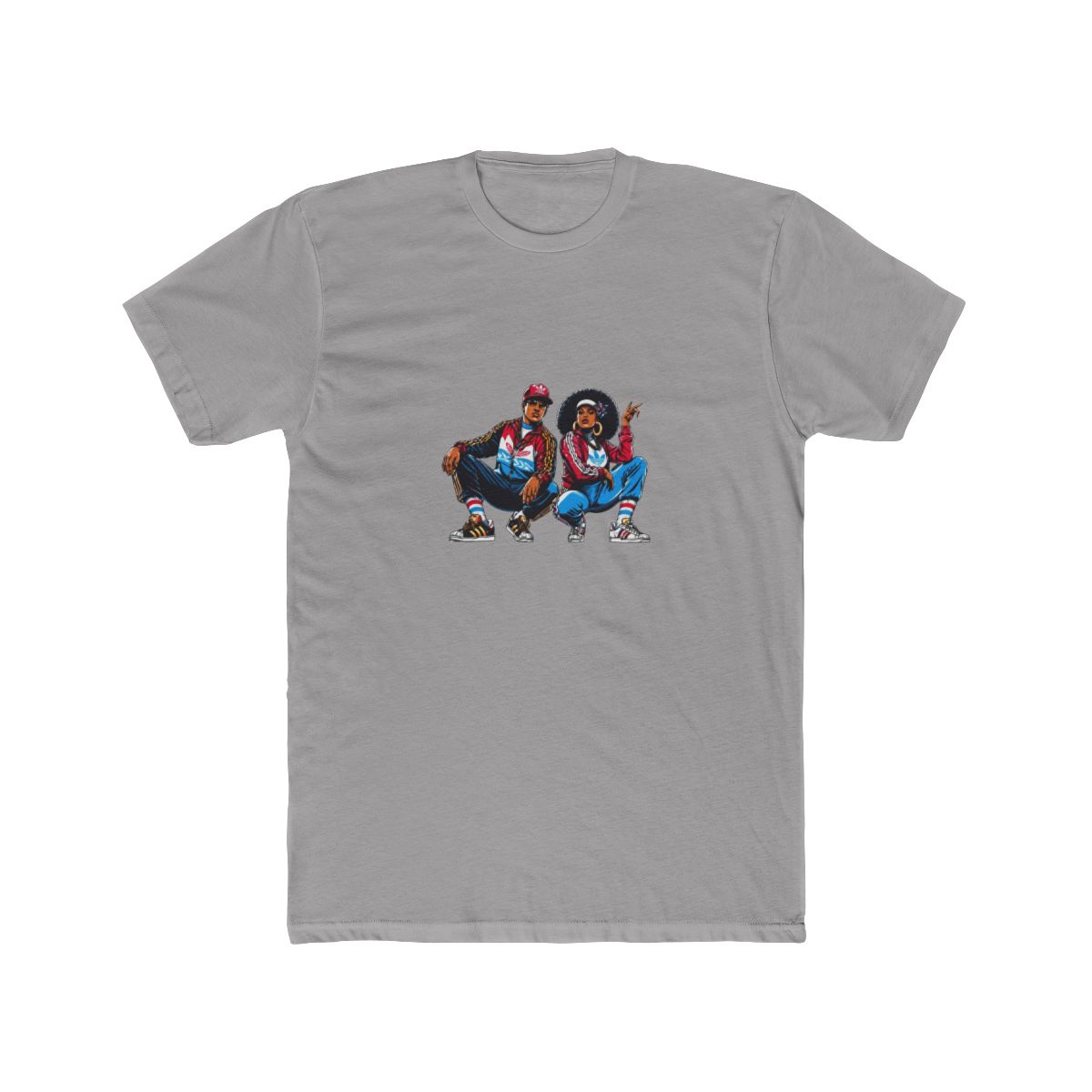 1980s B-Boy FlyGirl GTA Style T Shirt - Retro Hip-Hop Gamer Gift - alternate angle 5, merchandise
