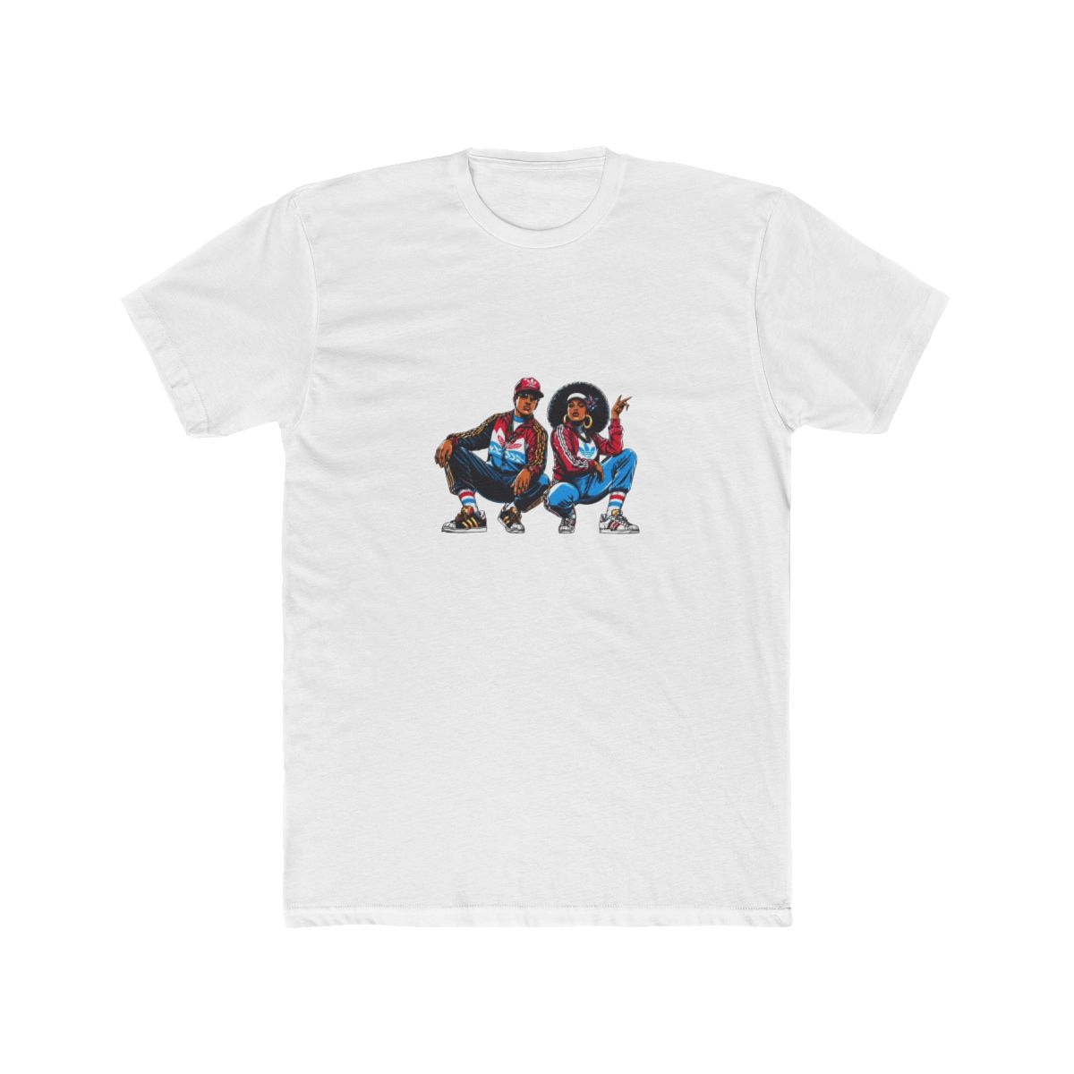 1980s B-Boy FlyGirl GTA Style T Shirt - Retro Hip-Hop Gamer Gift - alternate angle 4, merchandise