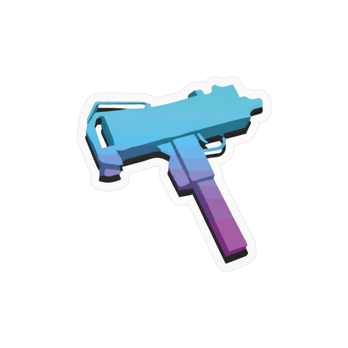 UZI Vice City Sticker | Bold Retro Gaming Vinyl Decal