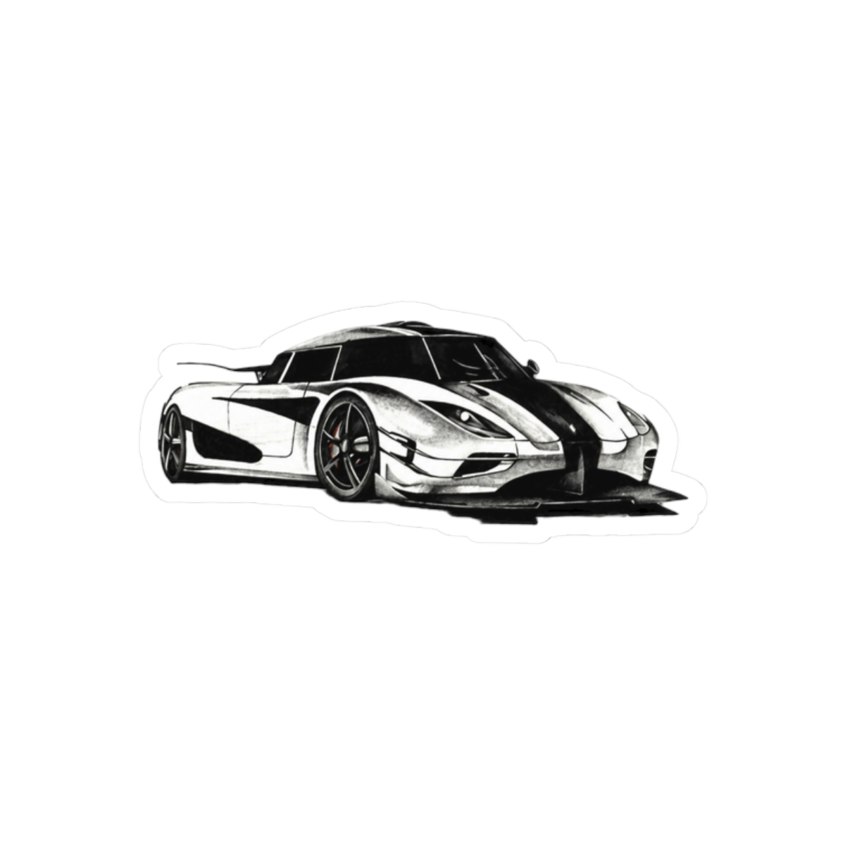 Hi 2026 Redline III Sticker | Bold Futuristic Vinyl Decal - alternate angle 3, merchandise