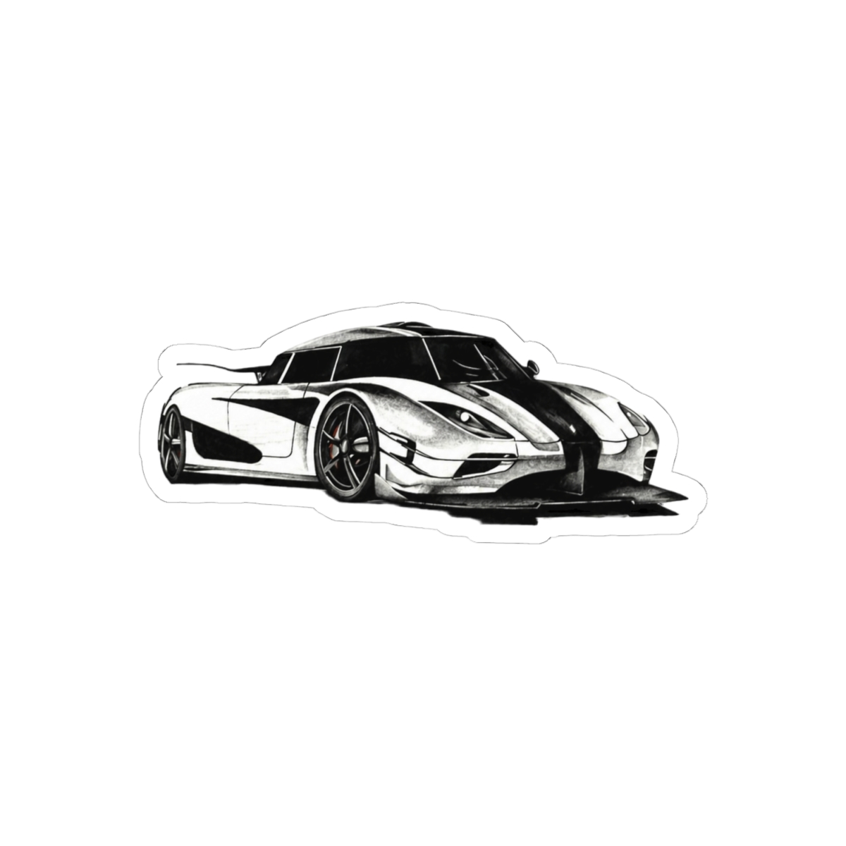 Hi 2026 Redline III Sticker | Bold Futuristic Vinyl Decal - alternate angle 1, merchandise