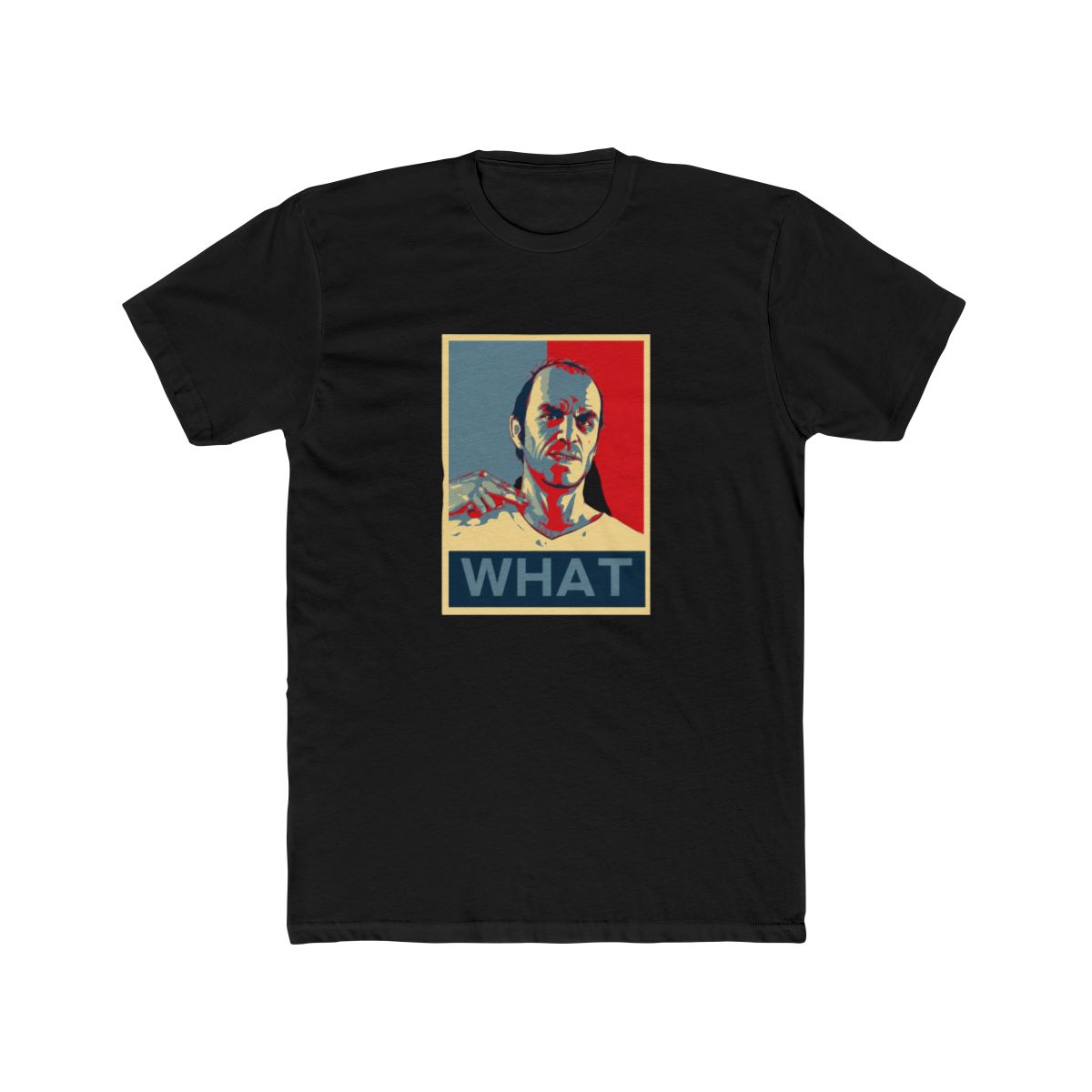Trevor What Hope Obama Game GTA Style Fan T Shirt - alternate angle 3, merchandise