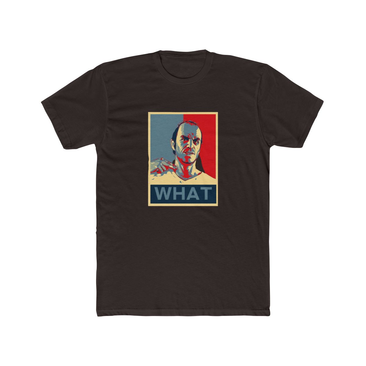 Trevor What Hope Obama Game GTA Style Fan T Shirt - alternate angle 2, merchandise