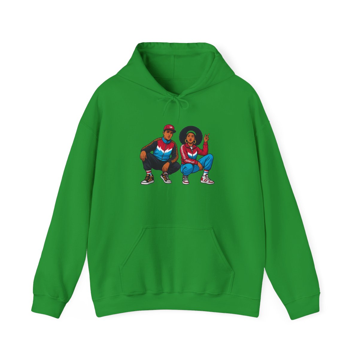 1980s B-Boy FlyGirl GTA Style Hoodie - alternate angle 4, merchandise
