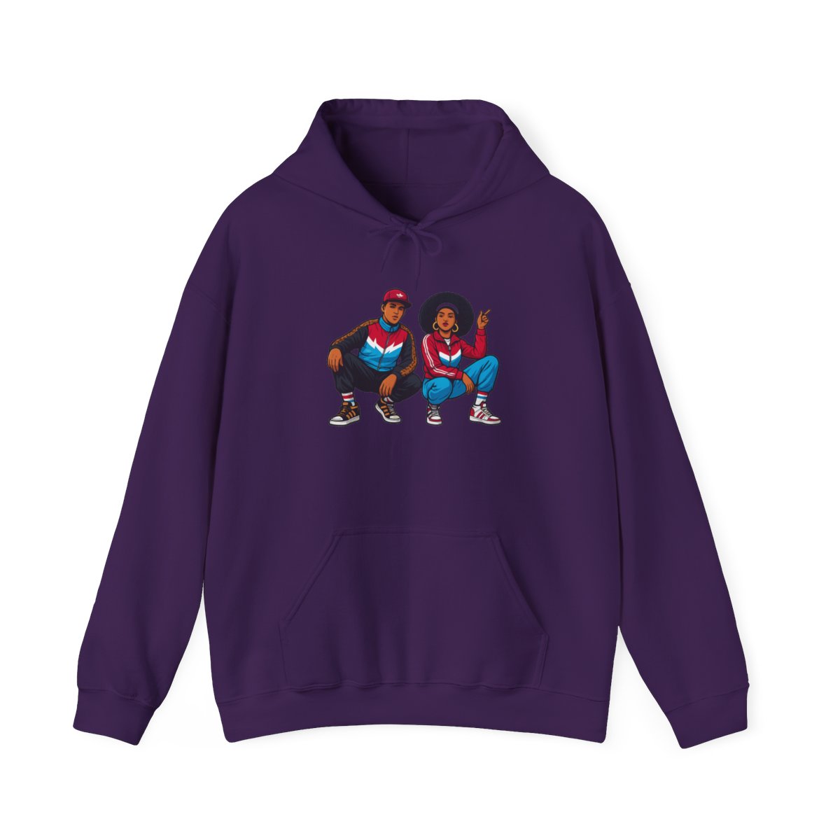 1980s B-Boy FlyGirl GTA Style Hoodie - alternate angle 2, merchandise