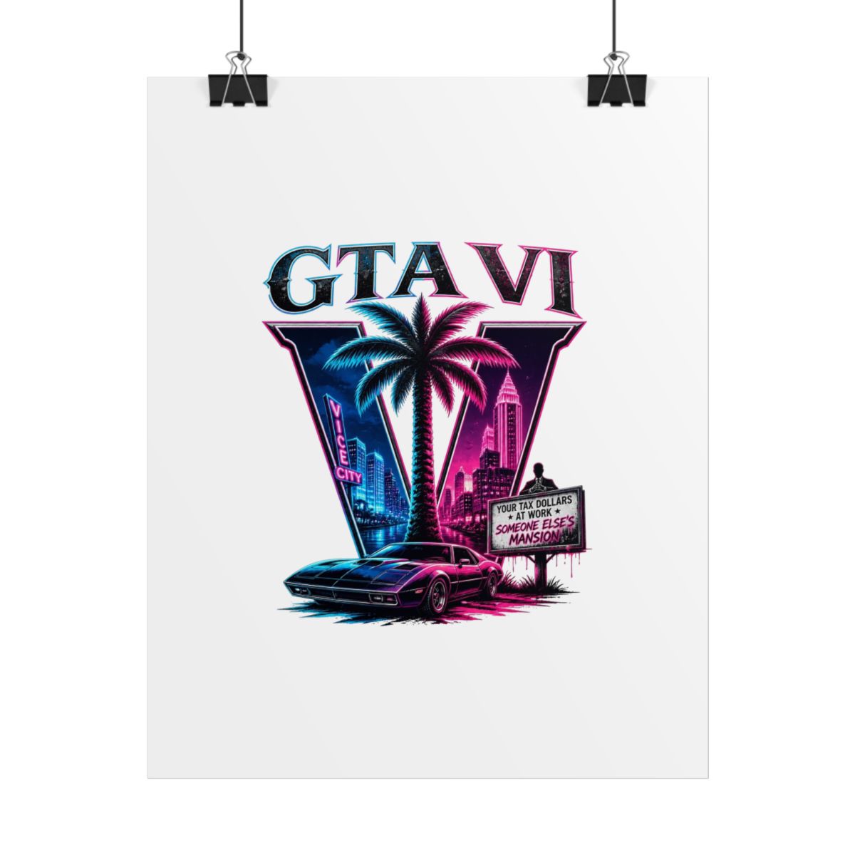 GTA VI "GTA VI" Poster