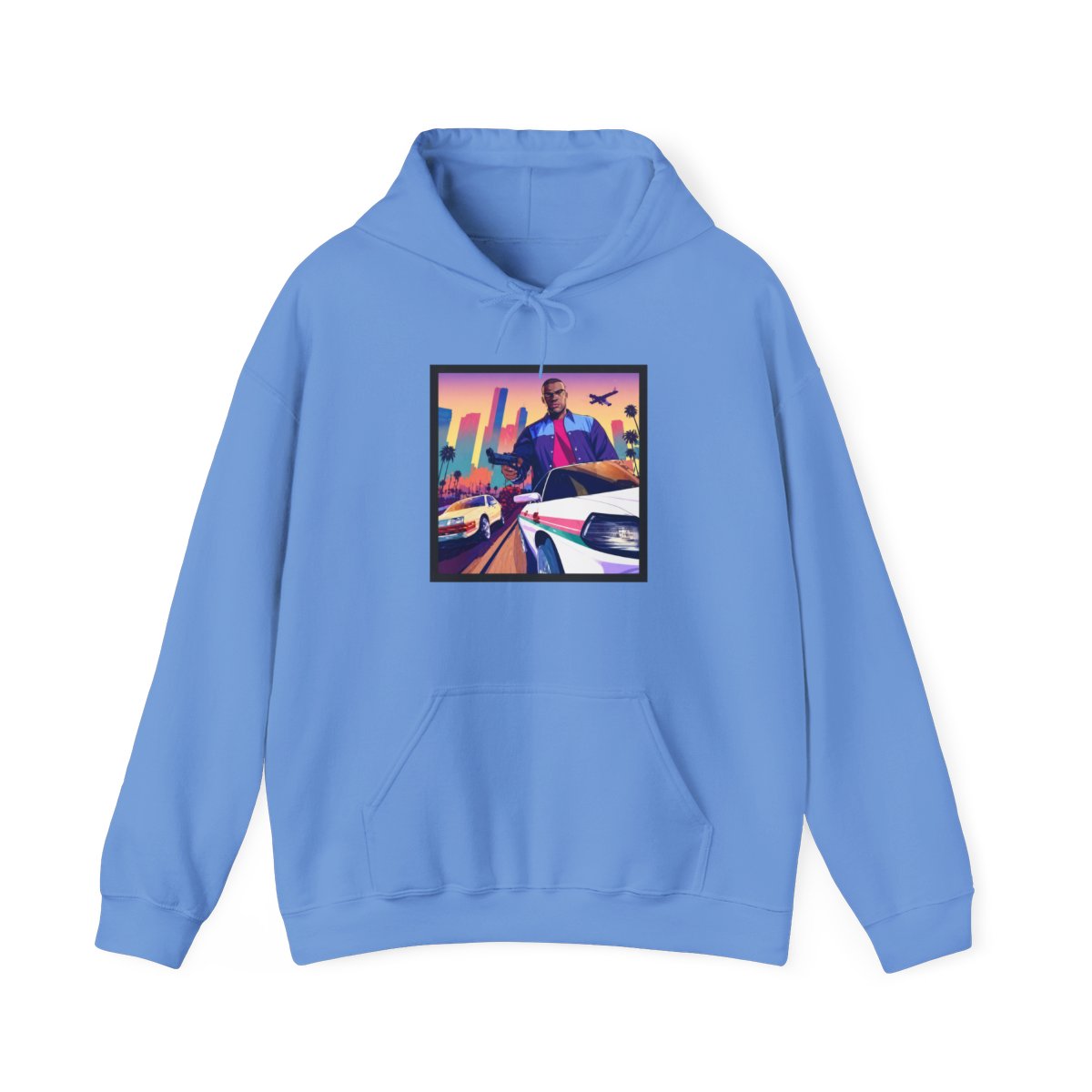 Gta Hoodie Two Tone Hoodie | GTA VI - alternate angle 2, merchandise