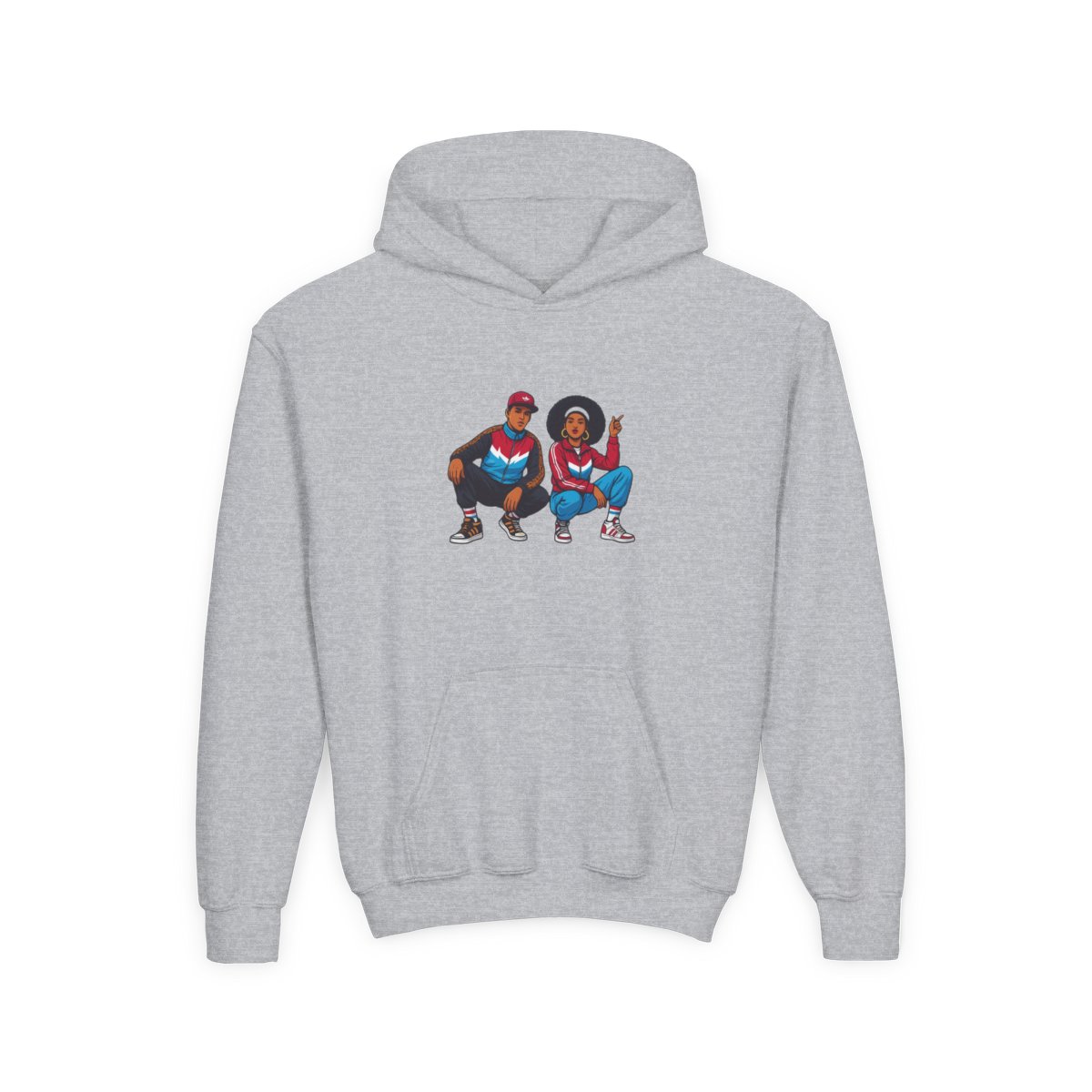 1980s B-Boy FlyGirl GTA Style Kids Hoodie