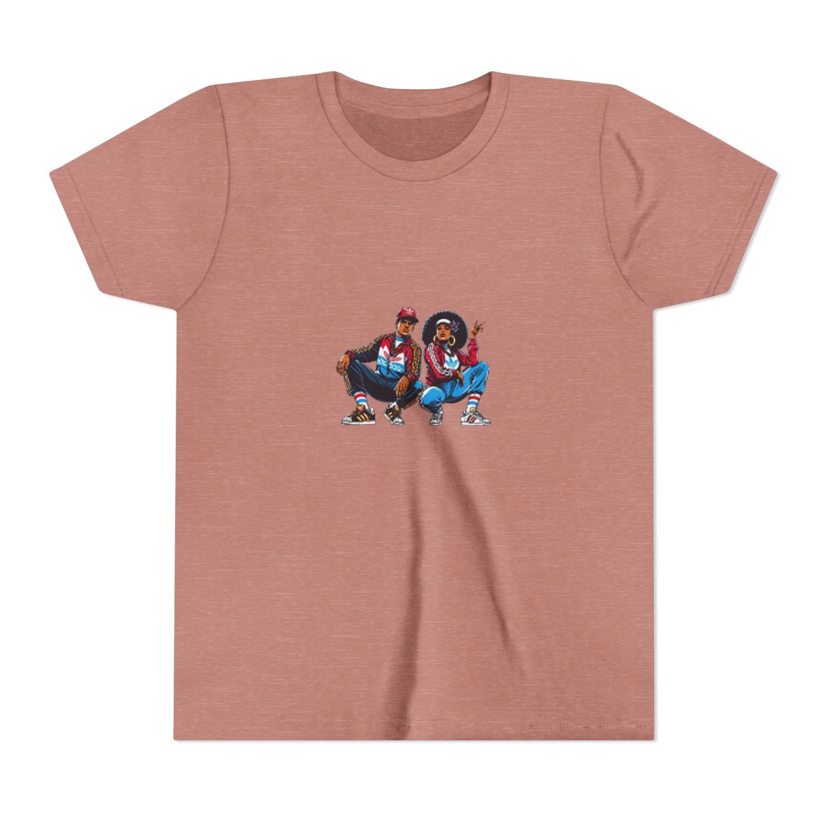 1980s B-Boy FlyGirl GTA Style Kids T Shirt - Retro Hip-Hop Gamer Gift - alternate angle 2, merchandise