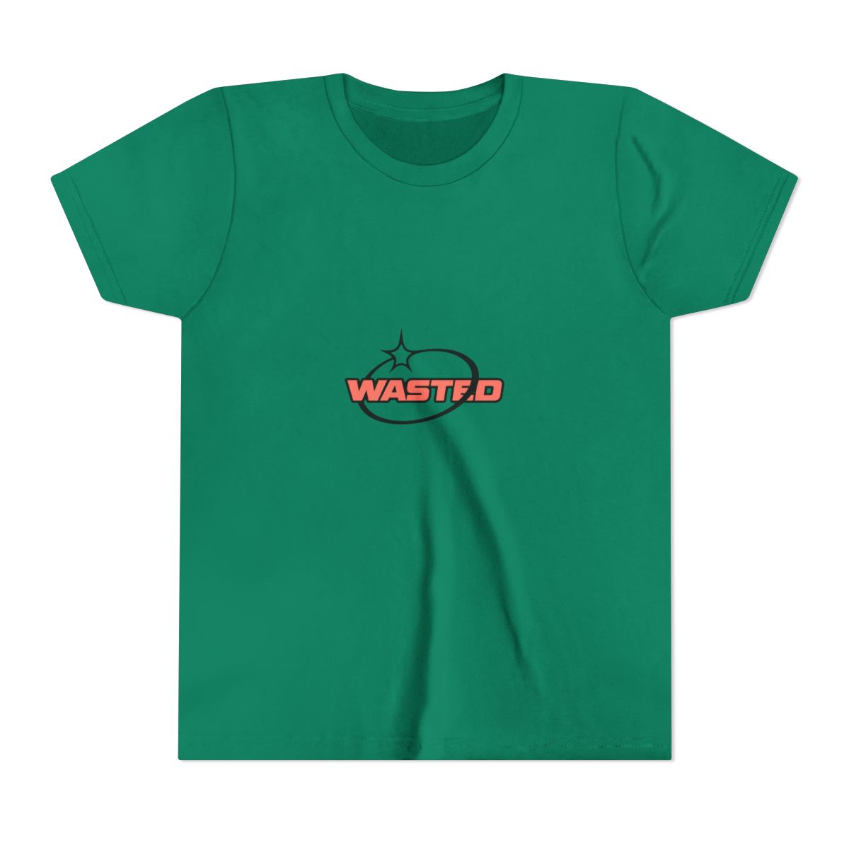 Funny Retro Wasted Vintage Sports Kids T Shirt - alternate angle 4, merchandise