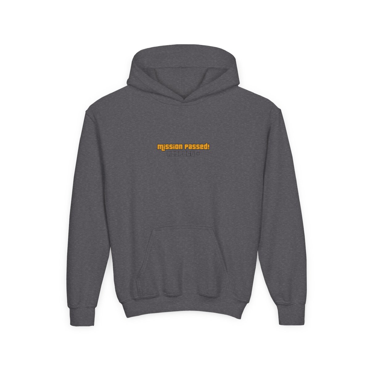 Mission Passed Respect GTA San Andreas Kids Hoodie - Gamer Nostalgia Gift - alternate angle 3, merchandise
