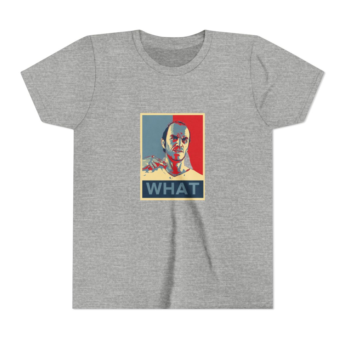 Trevor What Hope Obama Game GTA Style Fan Kids T Shirt - alternate angle 3, merchandise