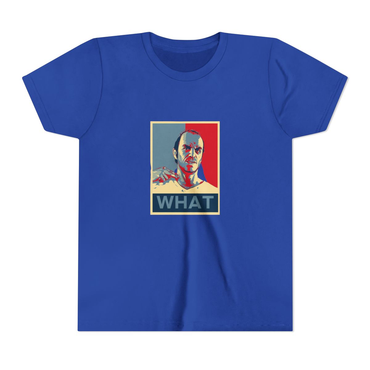 Trevor What Hope Obama Game GTA Style Fan Kids T Shirt - alternate angle 4, merchandise