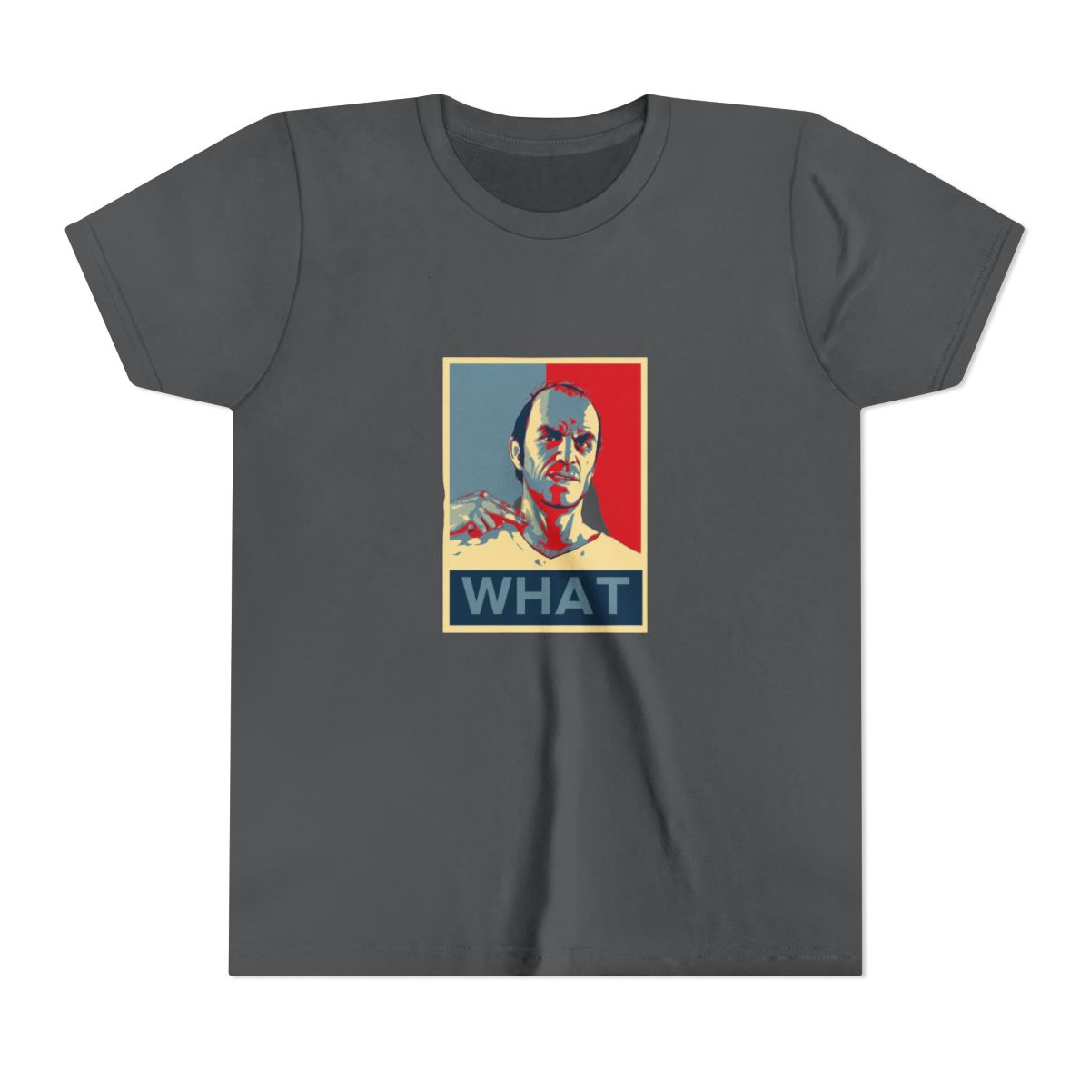 Trevor What Hope Obama Game GTA Style Fan Kids T Shirt - alternate angle 5, merchandise